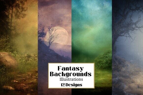 12 Moody Ethereal Fantasy Backgrounds for Your Projects