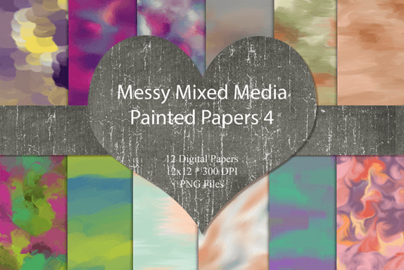 Colorful Artsy Painted Backgrounds for Modern Creatives
