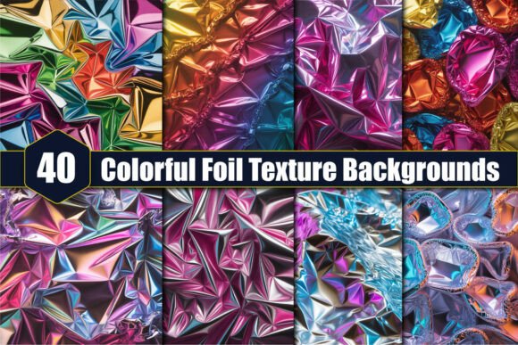 Colorful Foil Texture Backgrounds: A Guide to Using Them