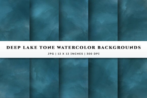 Deep Lake Tone Watercolor Backgrounds: A Designer's Guide