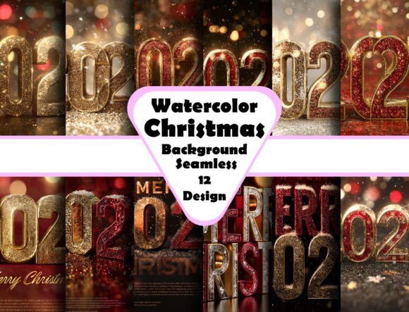 Elevate Holiday Design: The Power of Luxury Christmas 3D Backgrounds Bundles