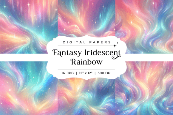 Fantasy Iridescent Rainbow Backgrounds: Unleash Your Creative Vision