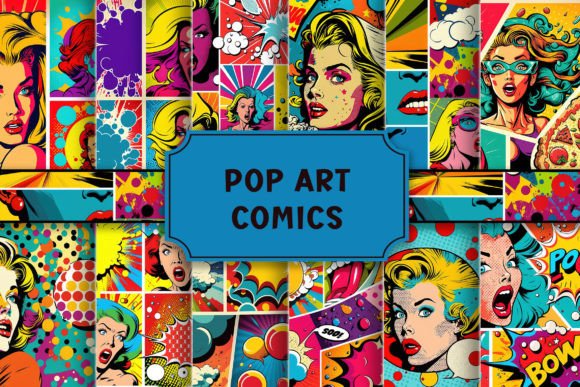 Pop Art Comics Backgrounds: Inject Instant Energy