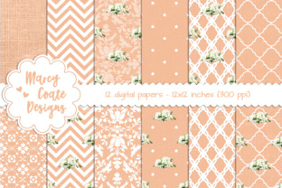Shabby Backgrounds - Peach: A Warm, Textured Typeface