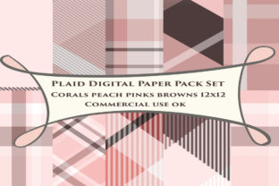 Styling with Warmth: A Guide to Coral Plaid Backgrounds